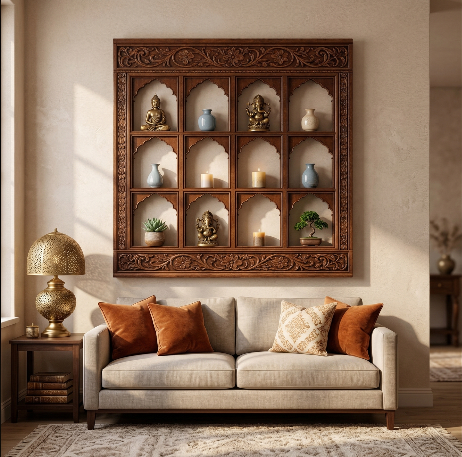 Wooden Wall Shelf